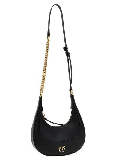 Shop Pinko 'mini Brioche Bag Hobo' Handbag In Black