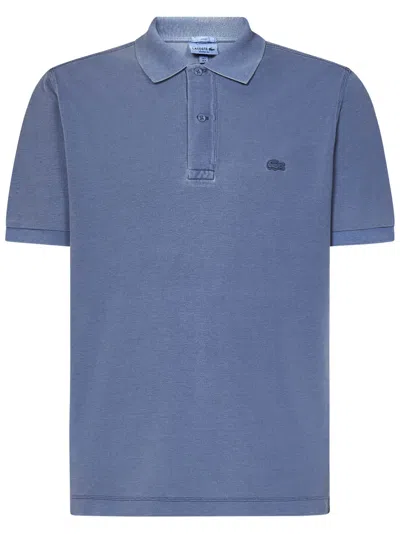 Shop Lacoste Polo Shirt In Azzurro