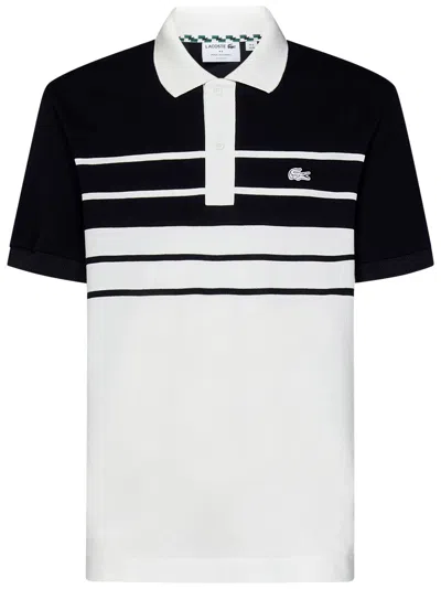 Shop Lacoste Original L.12.12 Polo Shirt In Bianco