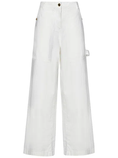 Shop Etro Jeans In Bianco