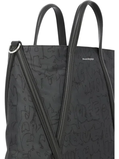 Shop Alexander Mcqueen "the Harness" Shoulder Bag In Black