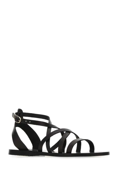 Shop Ancient Greek Sandals Sandals In Black