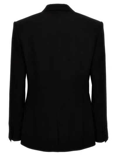 Shop Balmain 'b' Blazer In Black