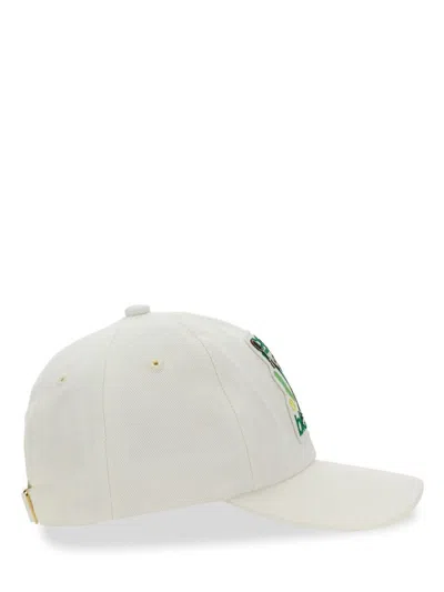 Shop Casablanca Baseball Hat With Logo In White