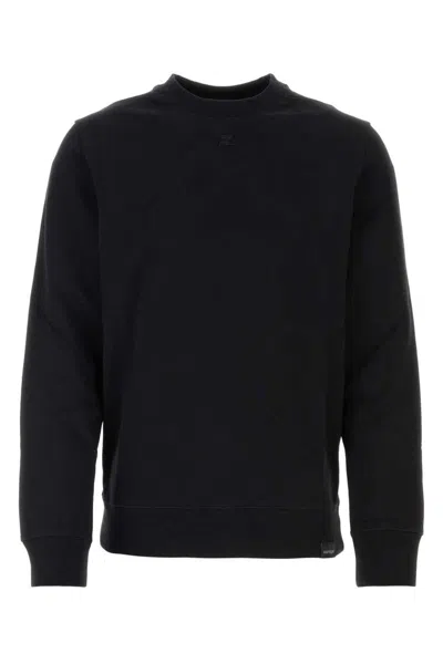 Shop Courrèges Courreges Sweatshirts In Black