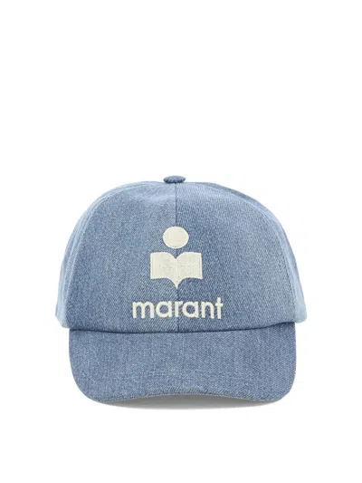 Shop Isabel Marant "tyron" Cap In Blue