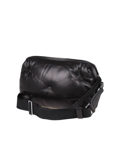 Shop Maison Margiela Shoulder Bag In Quilted Leather In Black