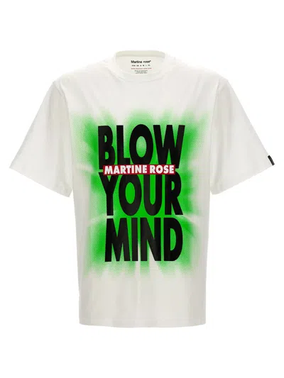 Shop Martine Rose 'blow Your Mind' T-shirt In White
