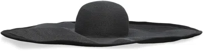 Shop Max Mara Wide Brim Hat In Black