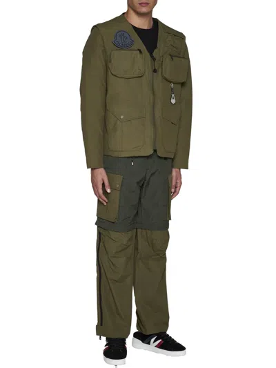Shop Moncler Genius Moncler Pharrell Williams Trousers In Green