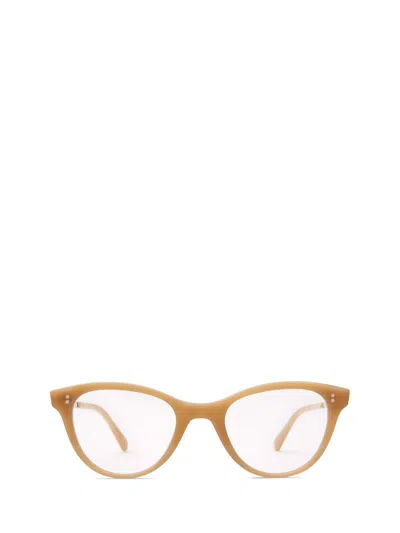 Shop Mr Leight Mr. Leight Eyeglasses In Desert Sand-platinum