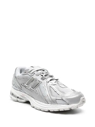 Shop New Balance Sneakers In Silver