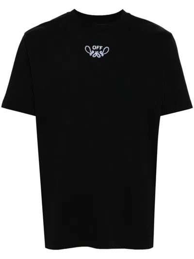 Shop Off-white Arrow Bandana T-shirt Clothing In Black