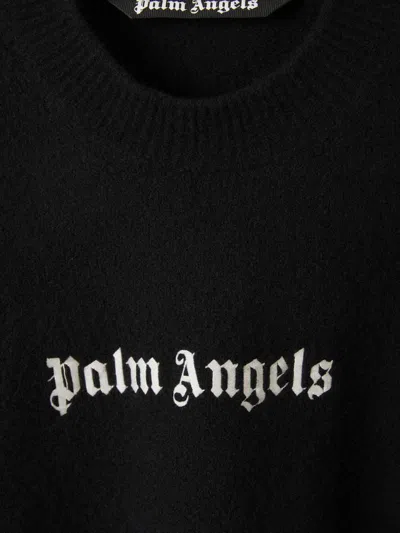 Shop Palm Angels Classic Logo Sweater In Negre
