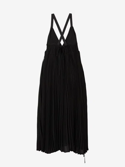 Shop Proenza Schouler Pleated Midi Dress In Black