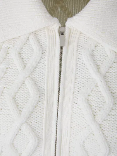 Shop Proenza Schouler Wool Knitted Cardigan In Beix