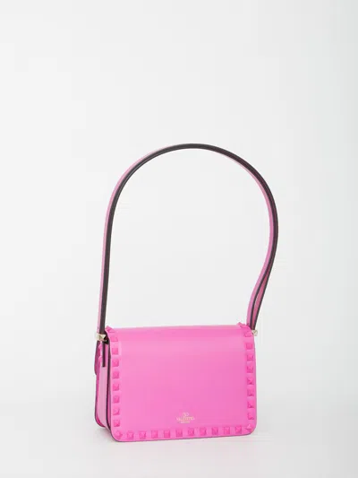 Shop Valentino Rockstud23 Small Bag In Fuchsia