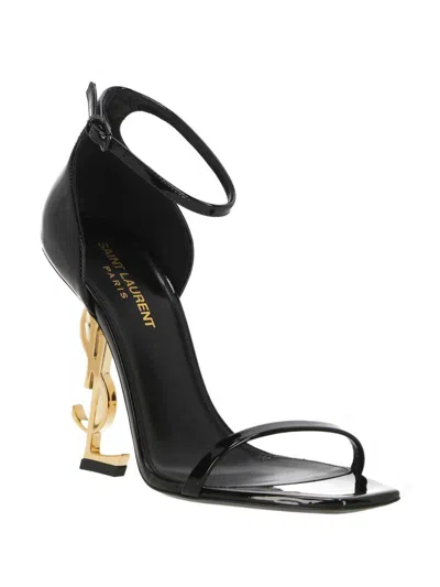 Shop Saint Laurent Sandals In Black