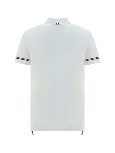 Shop Thom Browne Polo Shirts In White
