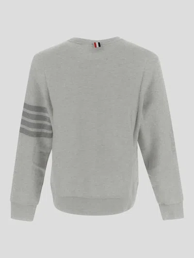 Shop Thom Browne Thome Sweatshirt In Lt Grey