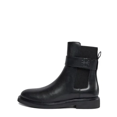 Shop Tory Burch Boots In Black/white