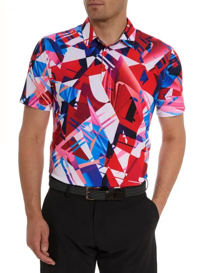 Shop Robert Graham Driftwood Polo In Coral