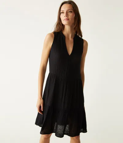 Michael Stars Daisy Gauze Dress In Salt Water