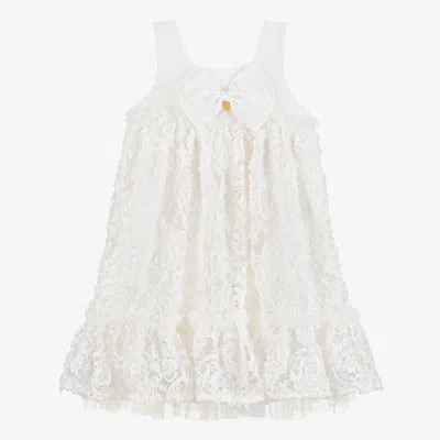 Shop Angel's Face Teen Girls White Tulle & Jersey Dress