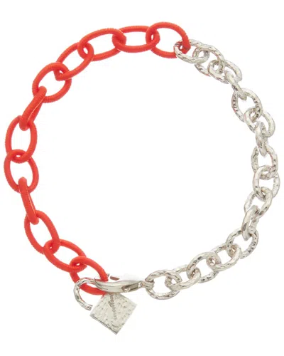 Juvell 18k Plated Silk Link Bracelet