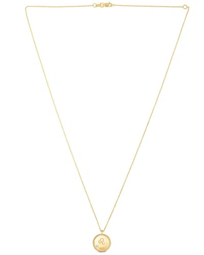 Shop Phillip Gavriel 14k & Silver 0.04 Ct. Tw. Diamond Zodiac Necklace