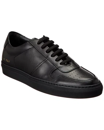 Shop Common Projects B-ball Leather Sneaker In Black