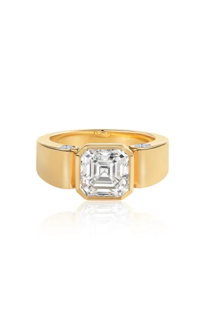 Shop Erede 18k Yellow Gold Axle Diamond Ring