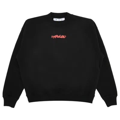 Pre-owned Off-white Arrow On Canvas Skate Crewneck 'black/multicolor'