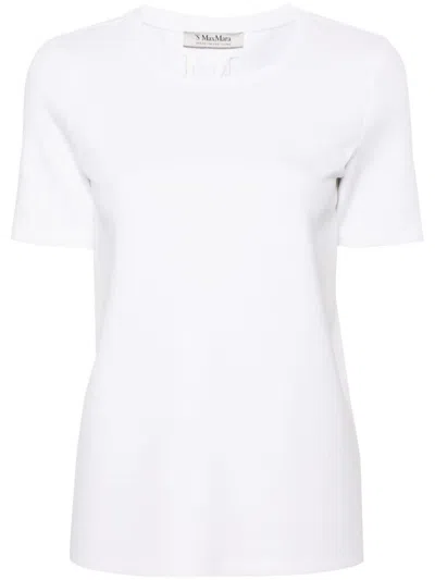 Shop 's Max Mara Cotton T-shirt In White