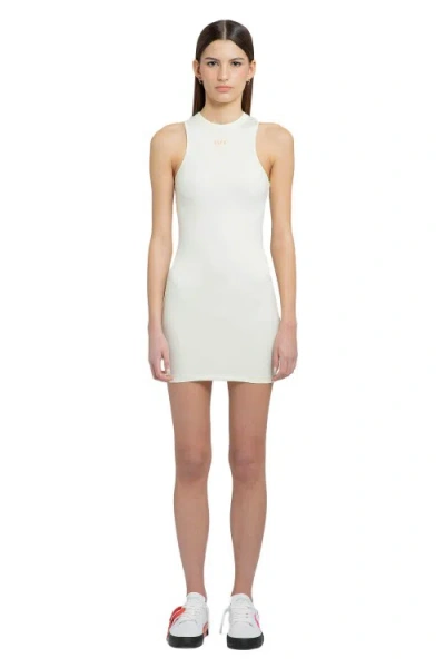 Shop Off-white Off Rowing Dress In White