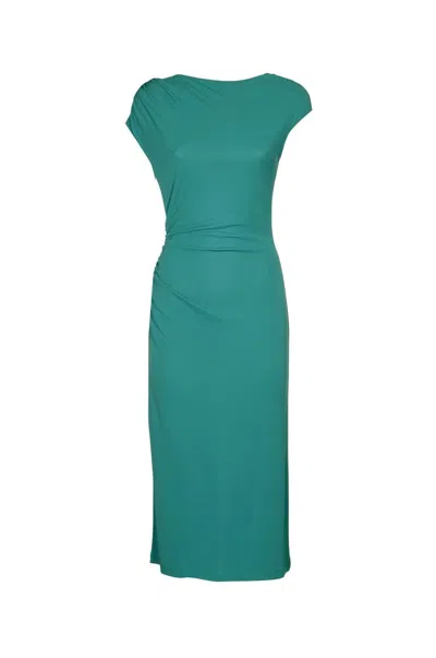 Shop Alberta Ferretti Dresses Turquoise