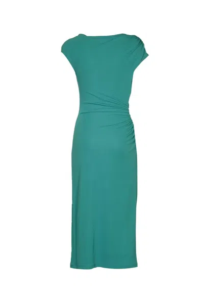 Shop Alberta Ferretti Dresses Turquoise