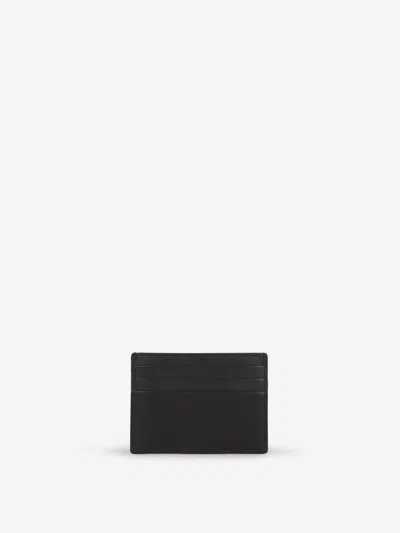 Shop Alexander Mcqueen Trim Detail Cardholder In Black