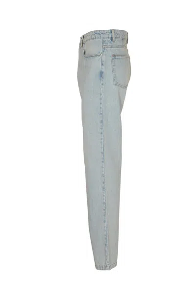 Shop Ami Alexandre Mattiussi Ami Paris Jeans In Bleu Javel