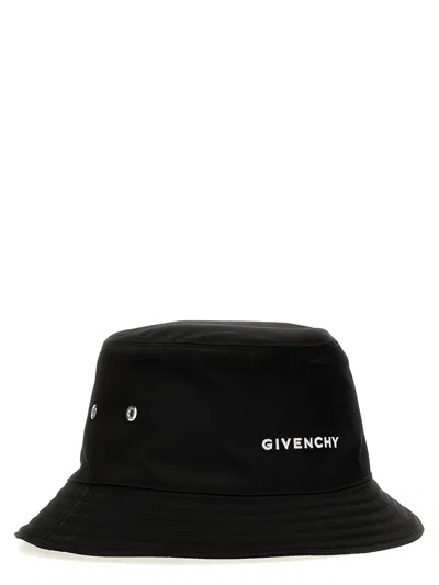 Shop Givenchy Logo Bucket Hat In Black