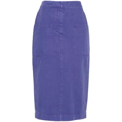 Shop Max Mara Skirts In Purple