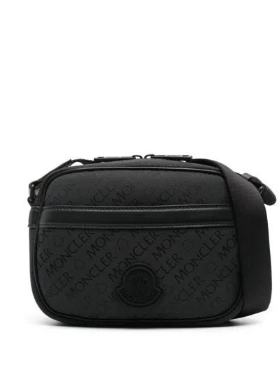 Shop Moncler Tech Crossbody Bag Bags In Black