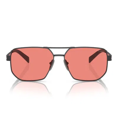 Shop Prada Eyewear Sunglasses In Gray
