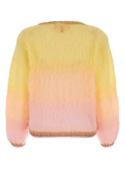 Shop Rose Carmine Knitwear In Multicoloured