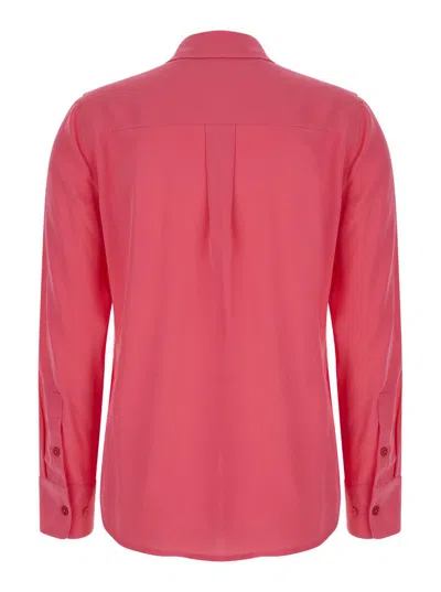 Shop Equipment Pink Shirt With Pockets In Silk Woman In Red