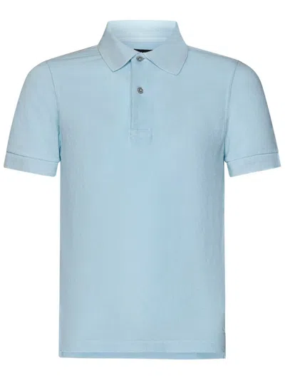 Shop Tom Ford Towelling Short In Blue