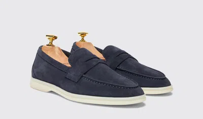 Scarosso Luciana Blue Suede In Blue - Suede