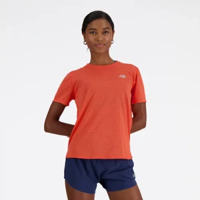 Shop New Balance Women's Athletics T-shirt In Red
