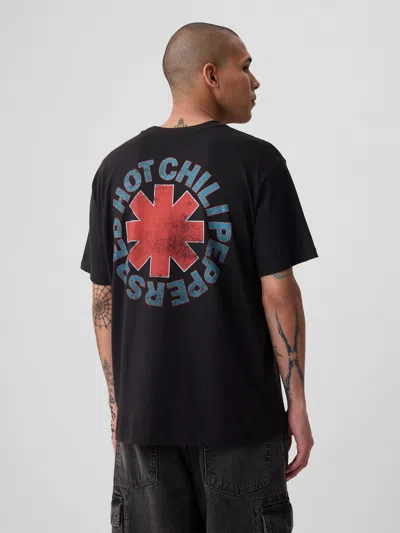 Shop Gap Red Hot Chili Peppers Graphic T-shirt In Black