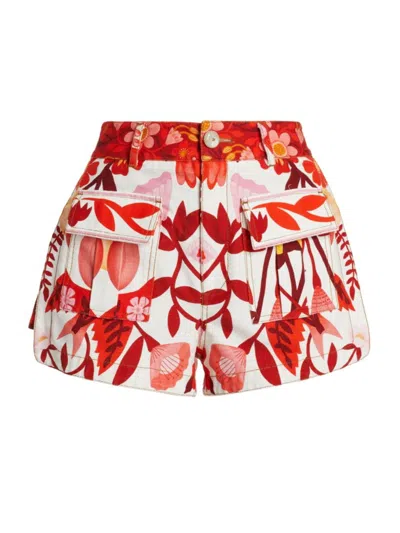 Shop Farm Rio Women's Romantic Orchard Cotton Shorts
